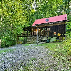 Tellico-Plains-Cabin-5-Acres-Backyard-Creek-Exterior