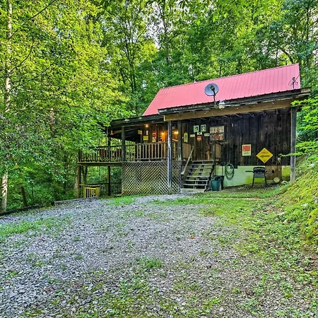 Tellico-Plains-Cabin-5-Acres-Backyard-Creek-Exterior